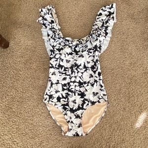 Kortni Jeane Double Ruffle One-Piece